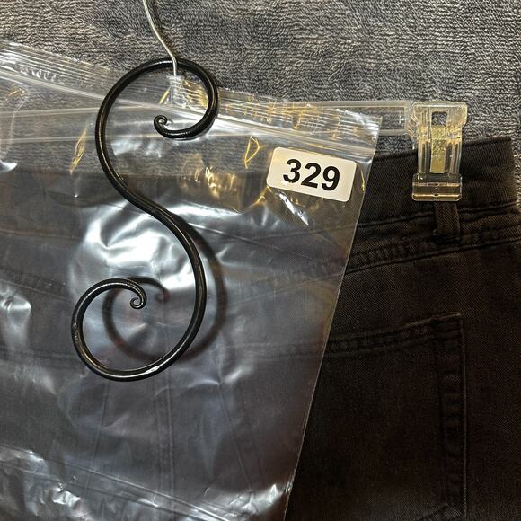 Rewash Brand Jeans Womans 9/29 Black Denim High Rise Raw Hem Distressed Stretch - Picture 12 of 12